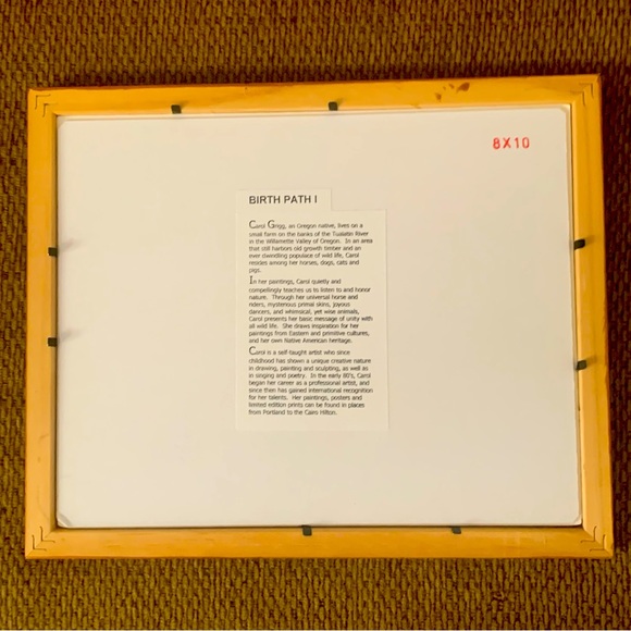 ARTIST CAROL GRIGG NATIVE AMERICAN (8 x 10) PRINTS - Picture 6 of 14